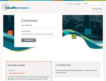 Tablet Screenshot of mon.ilasallecampus.com